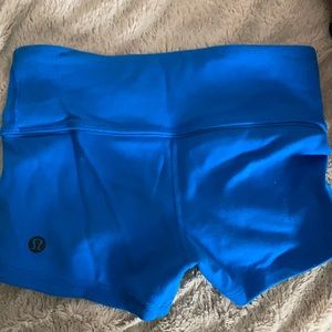 Blue lululemon shorts